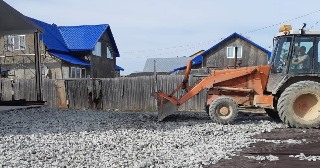 Отсыпка участка Карасук, цена от 207 р./куб.